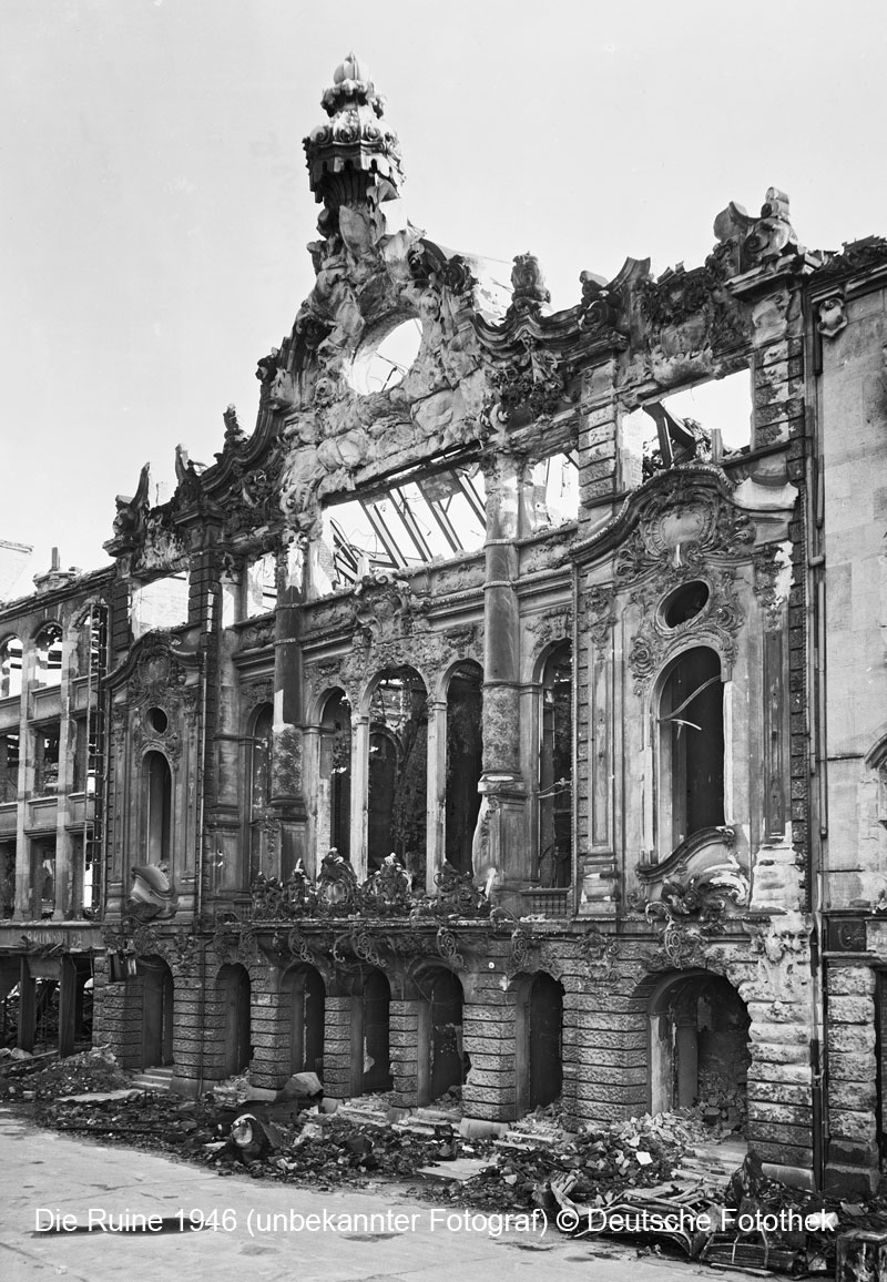 Die Ruine des Central-Theaters 1946