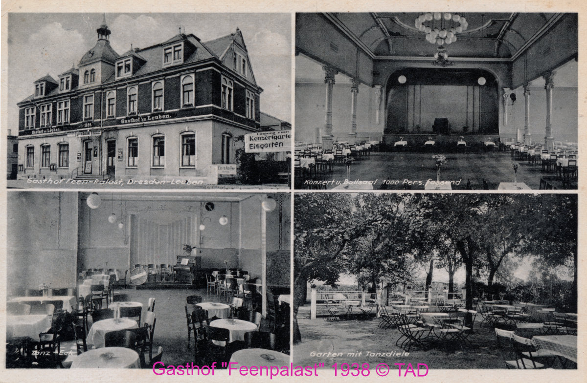 Der Gasthof Feenpalast 1938