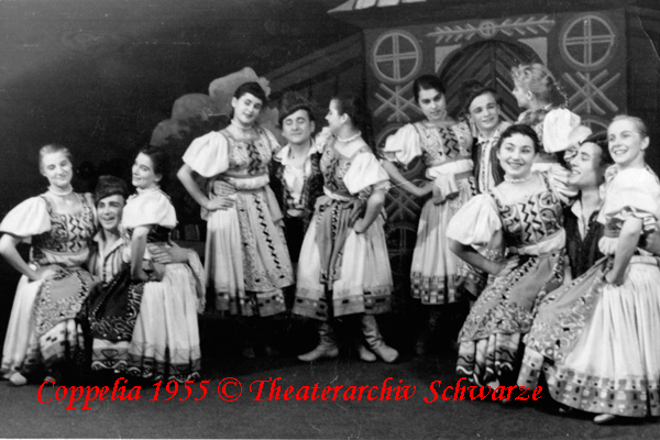 Ballett Coppelia 1955