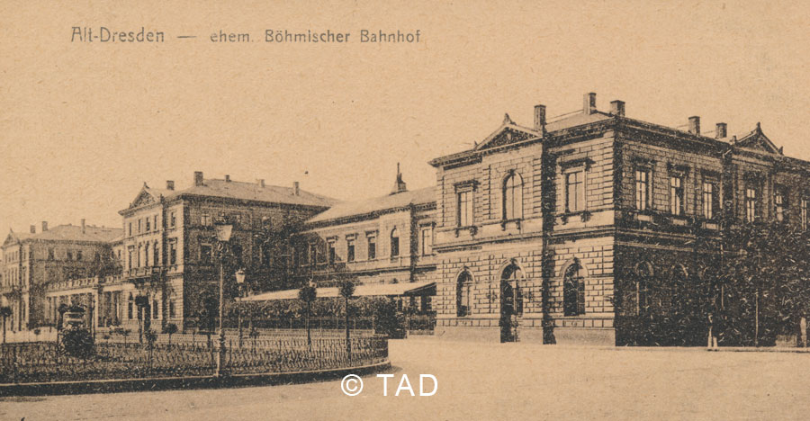 Böhmischer Bahnhof 1870