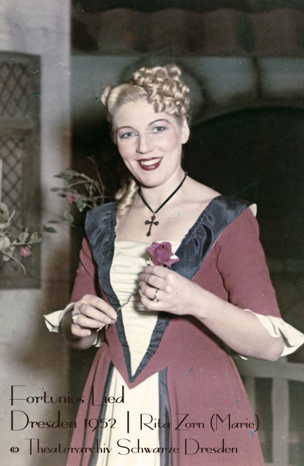 Rita Zorn als Marie in Fortunios Lied 1952