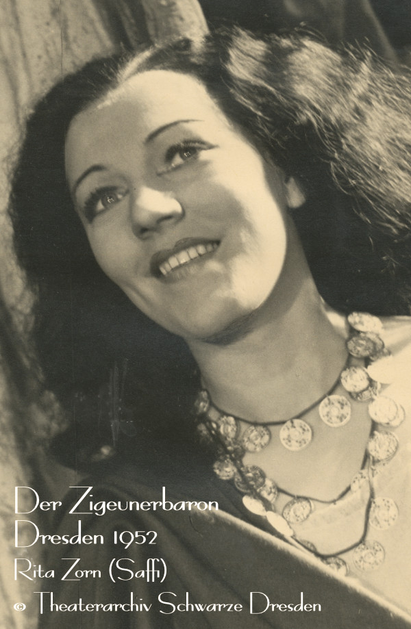 Rita Zorn als Saffi in Der Zigeunerbaron 1952